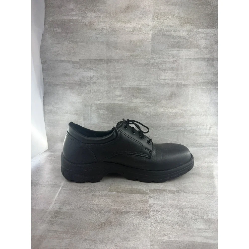 Thorogood Soft Streets Black Leather Oxford Duty Shoes 834-6905 Men Sz 12 M USA